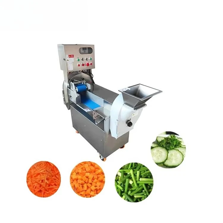 Full Automatic Continuous Working Vegetable Cutter High Efficiency Vegetable Cutting Machine for Mass Production