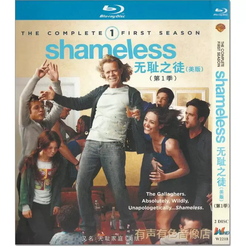 American Family Comedy Drama Shameless Season 1 to 11 Blu-ray BD High Definition 22 Discs Set