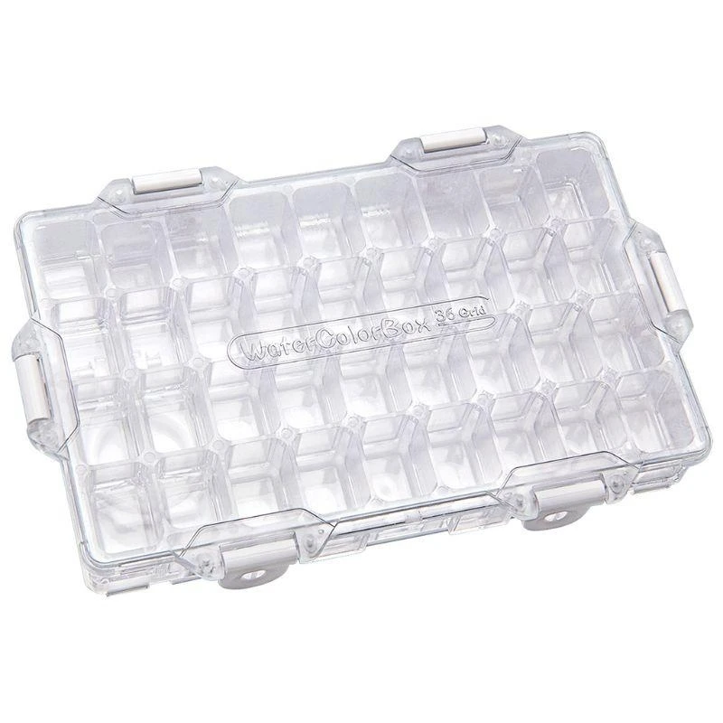 24/36 شبكة لوحة ألوان مائية مرطبة لوحة طلاء مانعة للتسرب