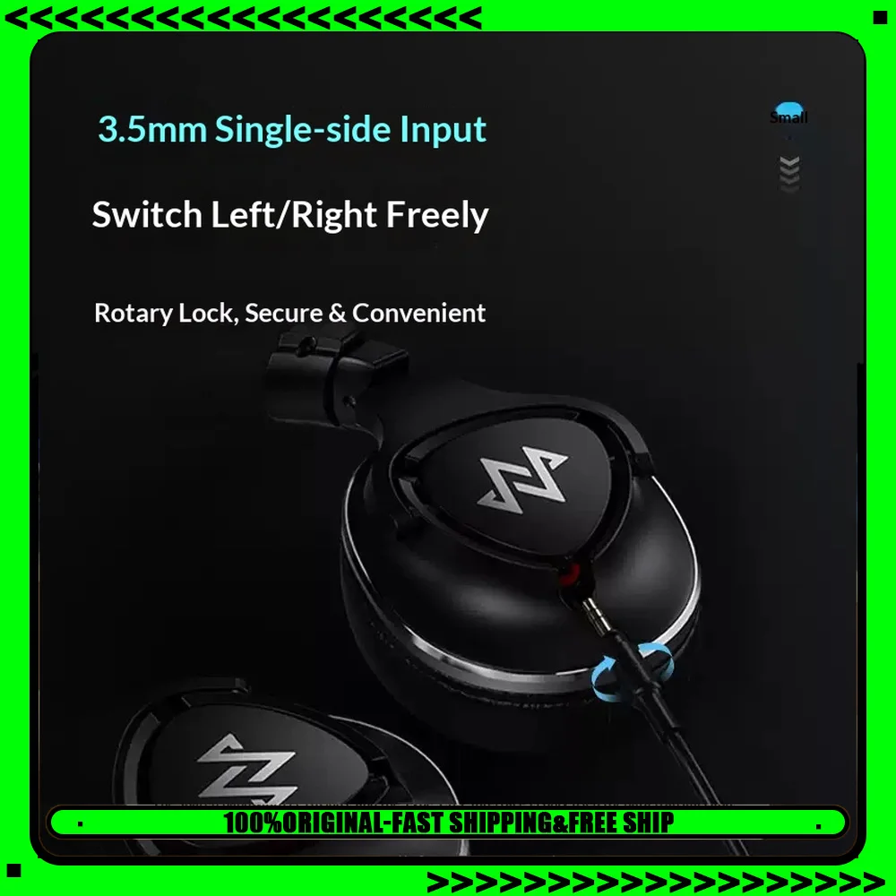 NFACOUS NH20 Professional Closed Back Monitor Headphones Over Ear Wired Headset for Studio Recording Mixing For Gifts