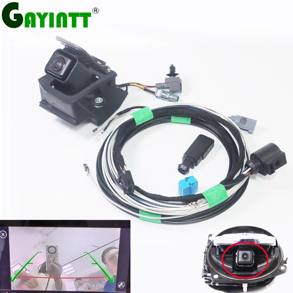 Original Parts Flip camera Car Flipping Badge rear view Camera For VW Golf 5 6 7 8 B6 B7 B8 MK5 MK6 MK7 CC