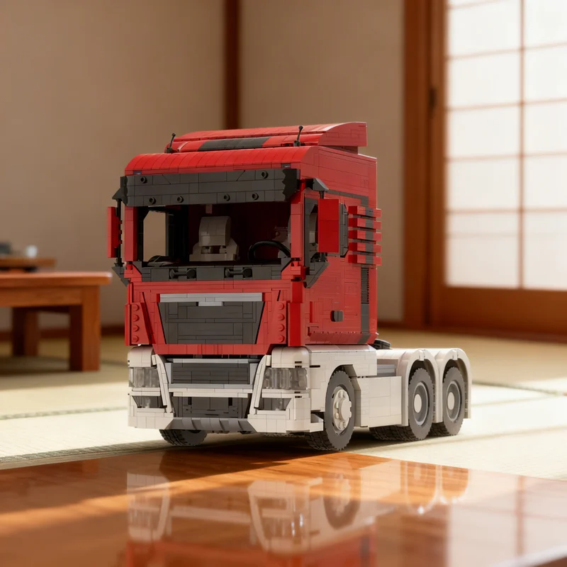

2595pcs MOC MAN TGX 480 Semi Tractor Technical Model Building Blocks DIY Gift Creative Collectible Display Decor Premium Adult