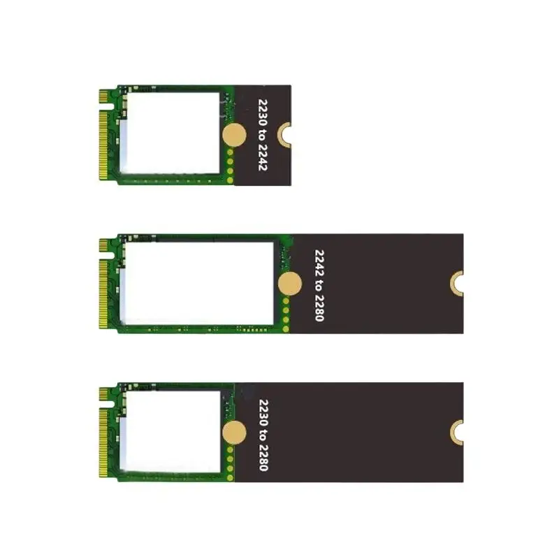 M2 Solid State Drive Adapter Flexible 2230 2242 2280 Sizes Conversion Card for Enhanced SSD Storage in Laptop Desktop
