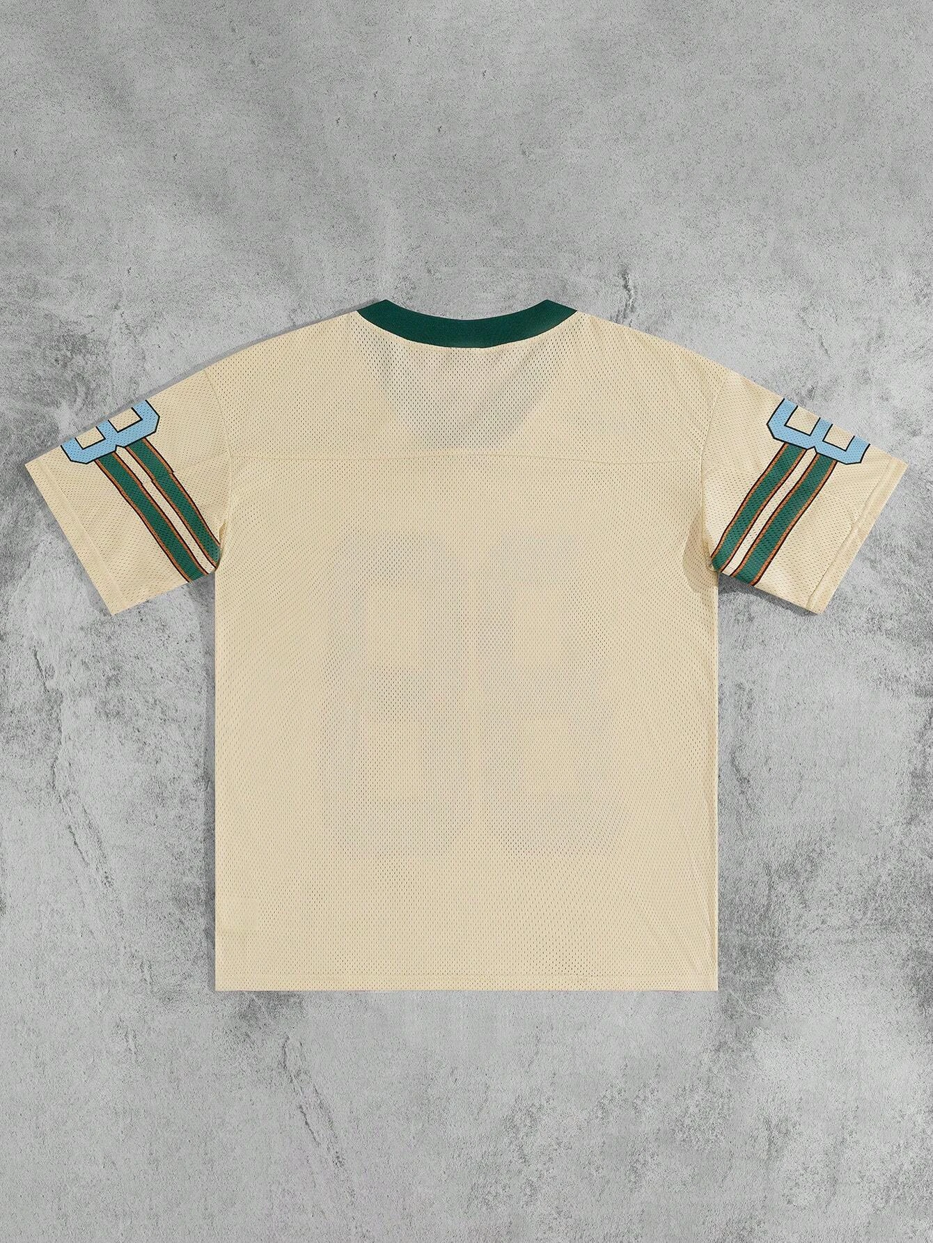 n عادية تنوعا التباين عدد 88 طباعة تي شيرتات قصيرة الاكمام كرة القدم جيرسي سريعة الجافة المتضخم رياضية ملابس للرجال