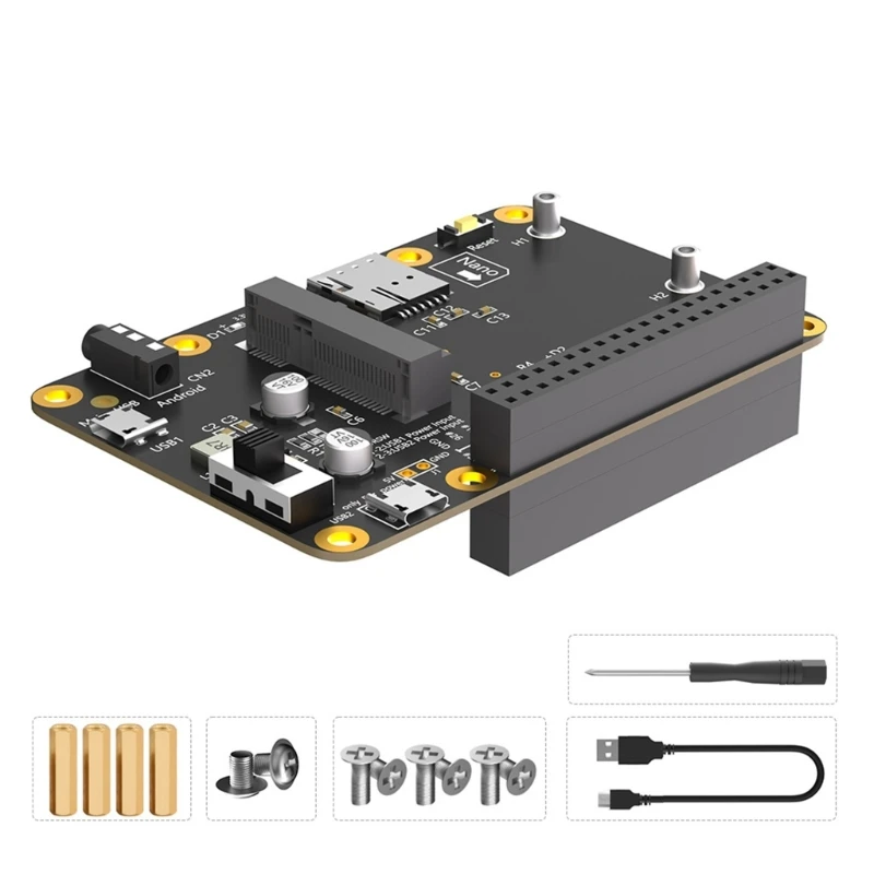 Y1UB Networking Card Adapter For RPi Board Internet Expansion Adapter, Facilitates 3G LTE Networkings For IoT Projects