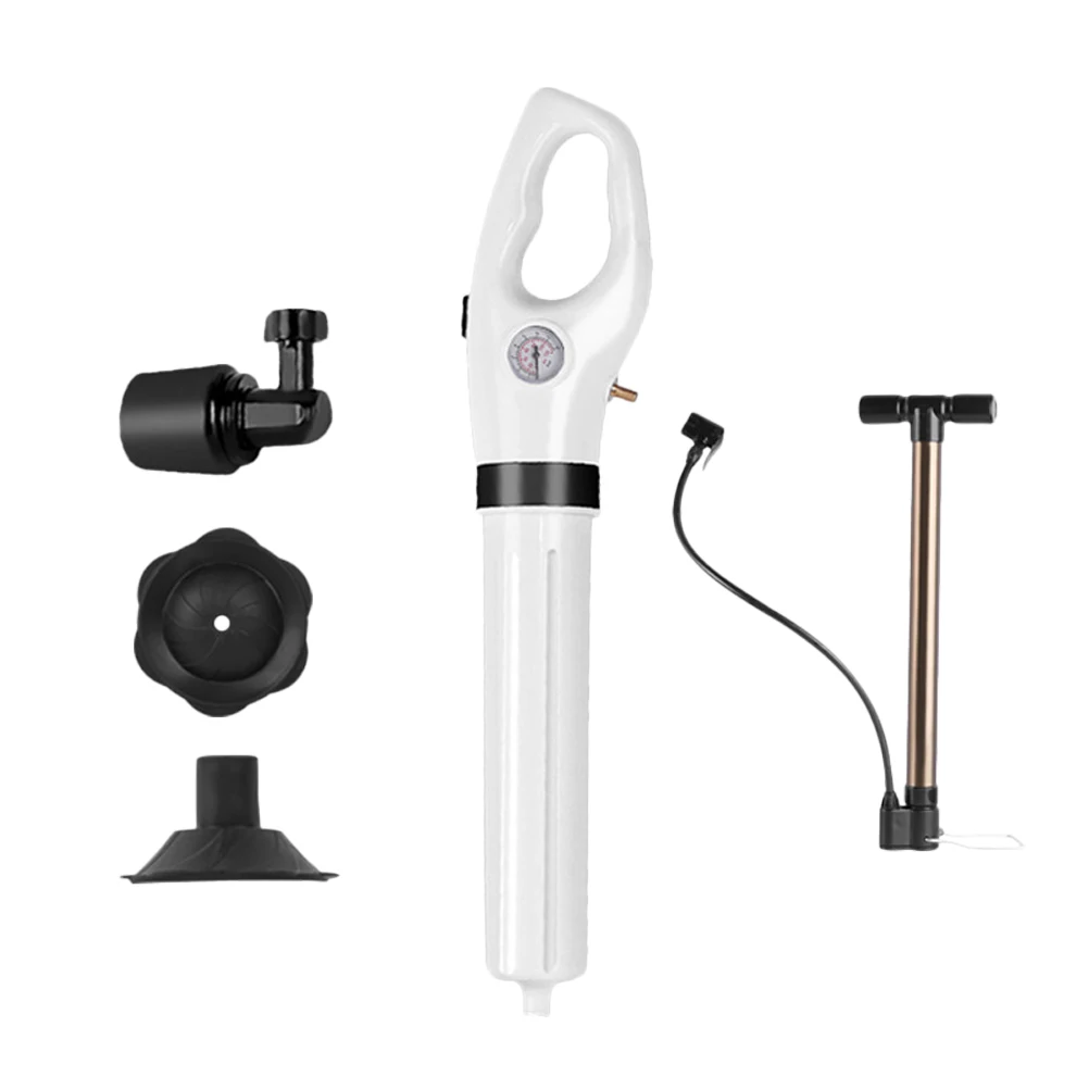 

Toilet Plunger Unclog Cleaner Drain Pipes Flexible Piston Remover Premium Material Ergonomic Handle Head Practical