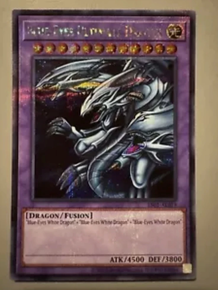 

Yugioh KONAMI Duel Monsters ES01-AE019 Blue-Eyes Ultimate Dragon Secret Rare Asian English Collection Mint Card