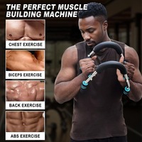Multifunctional Adjustable Arm Blaster Biceps Chest Expander Trainer Gym Equipment for Home Bodybuilding Machine De Musculation