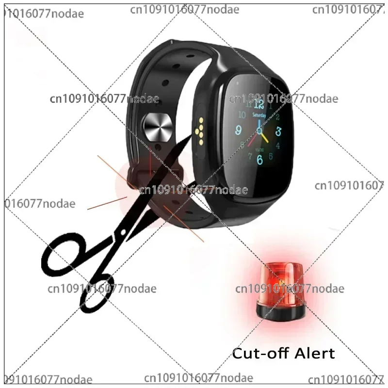 4G Tamper Proof GPS Tracker Bracelet Watch For Alzheimer Patience Elderly Caring Tracking Device