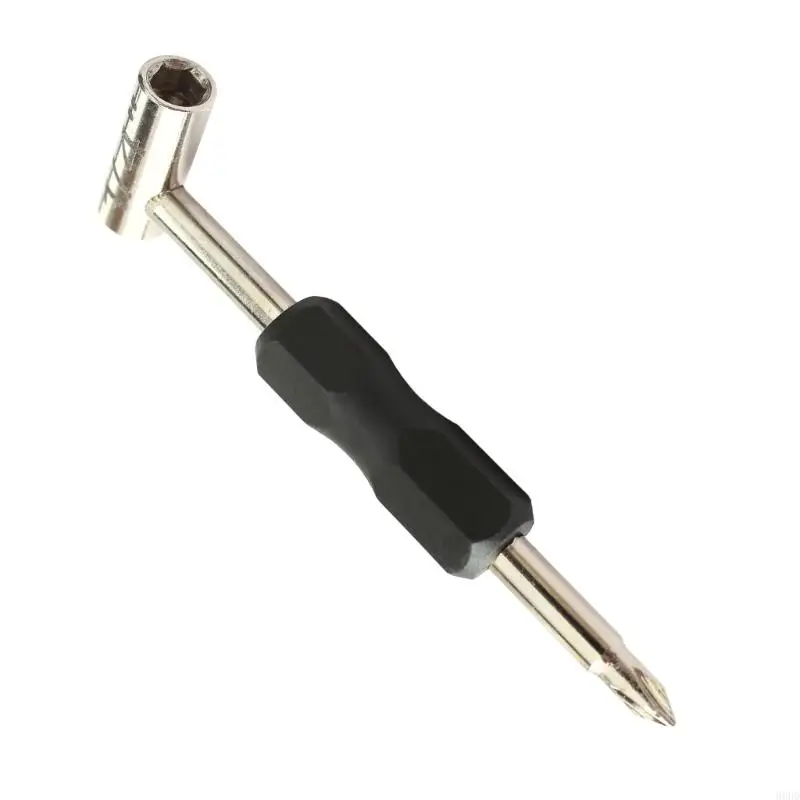 Professionelles Gitarrenhals-Einstellwerkzeug, Sechskantschlüssel-Steckschlüssel für Gitarren, Eisen-Kunststoff-Konstruktion – Detail 9