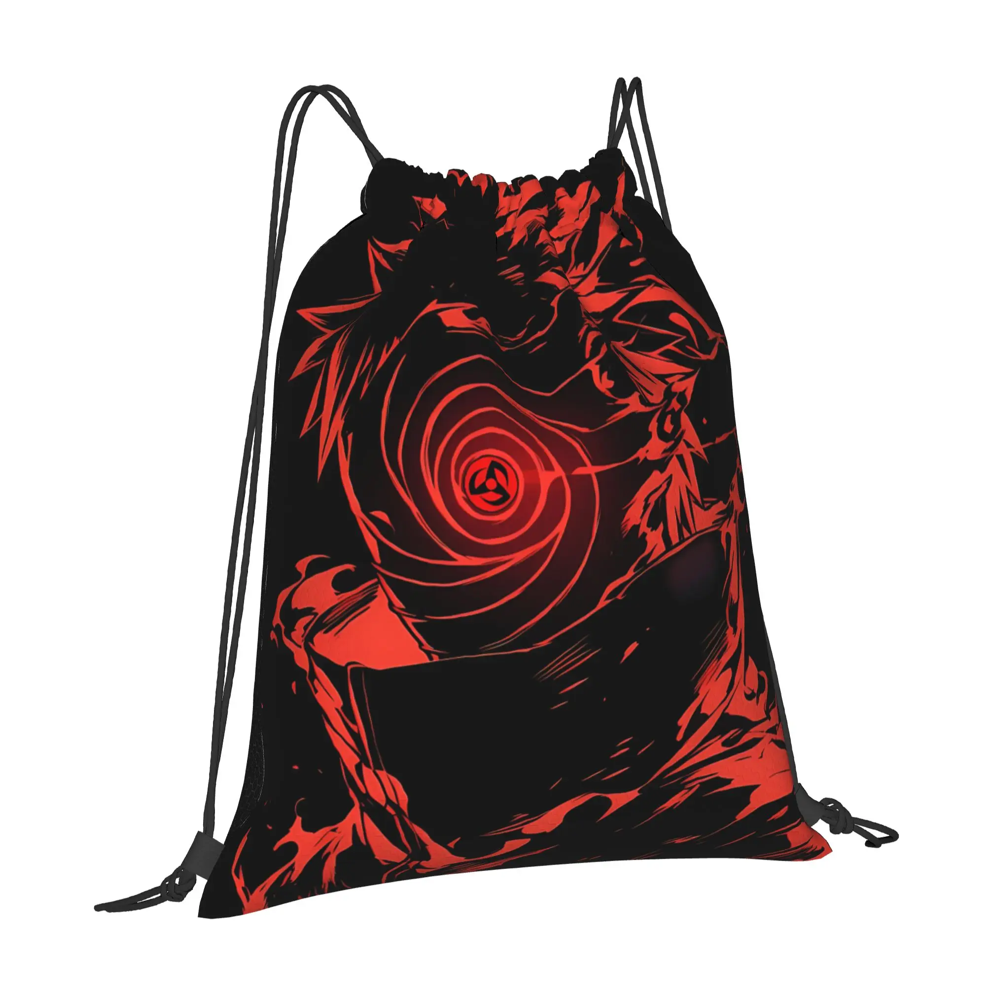 bag Pouch Naruto anime comic  Drawstring Bags Sports Pouch Print Backpack Boy Girls School Shoe Bag
