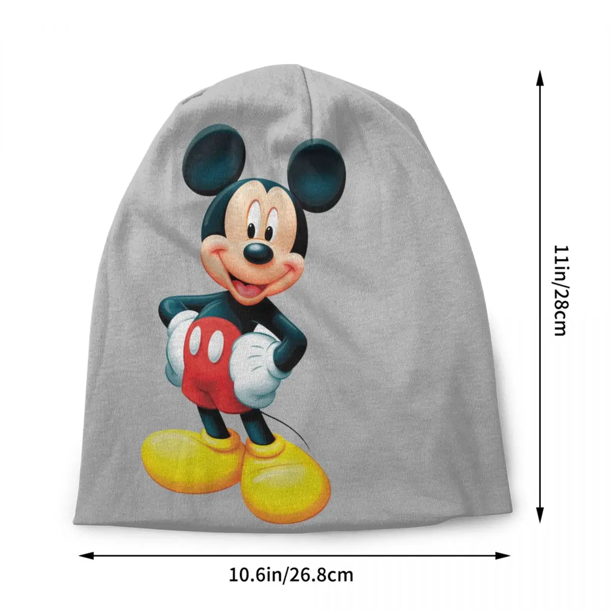 Custom Mickey Mouse Minnie Beanie Cap Winter Warm Bonnet Femme Knitting Hats Hip Hop Outdoor Cartoon Skullies Beanies Caps