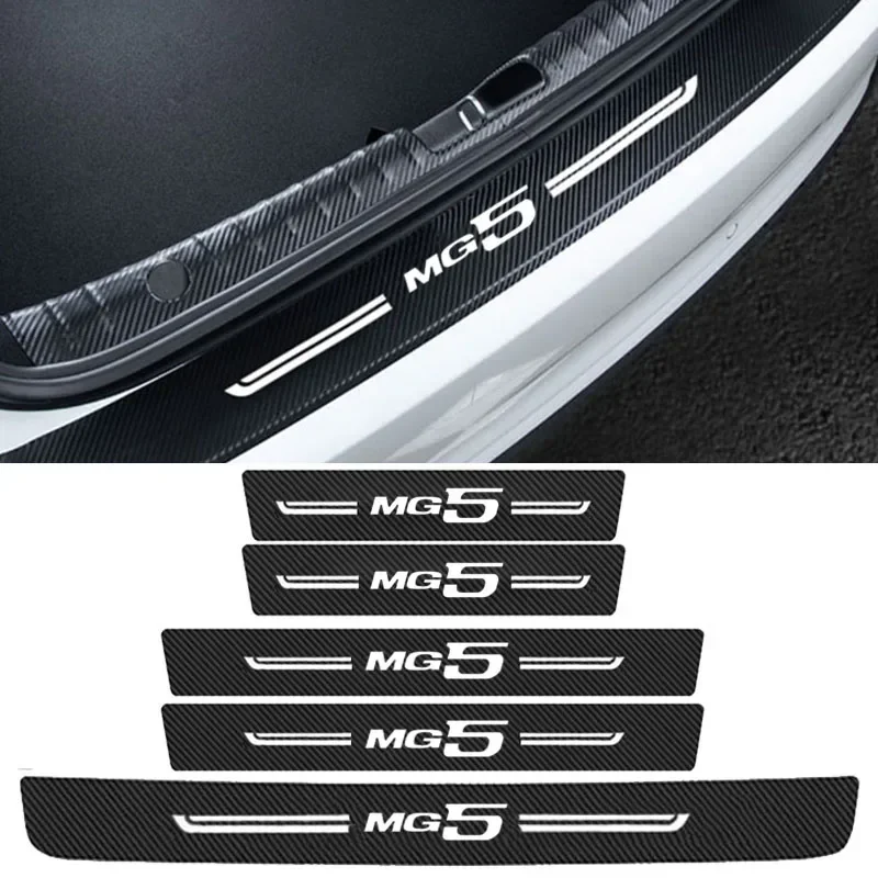 

Автомобильные аксессуары для MG MG5 с логотипом, наклейка на порог, противоударная наклейка, царапины, авто дверной порог, водонепроницаемая защитная пленка