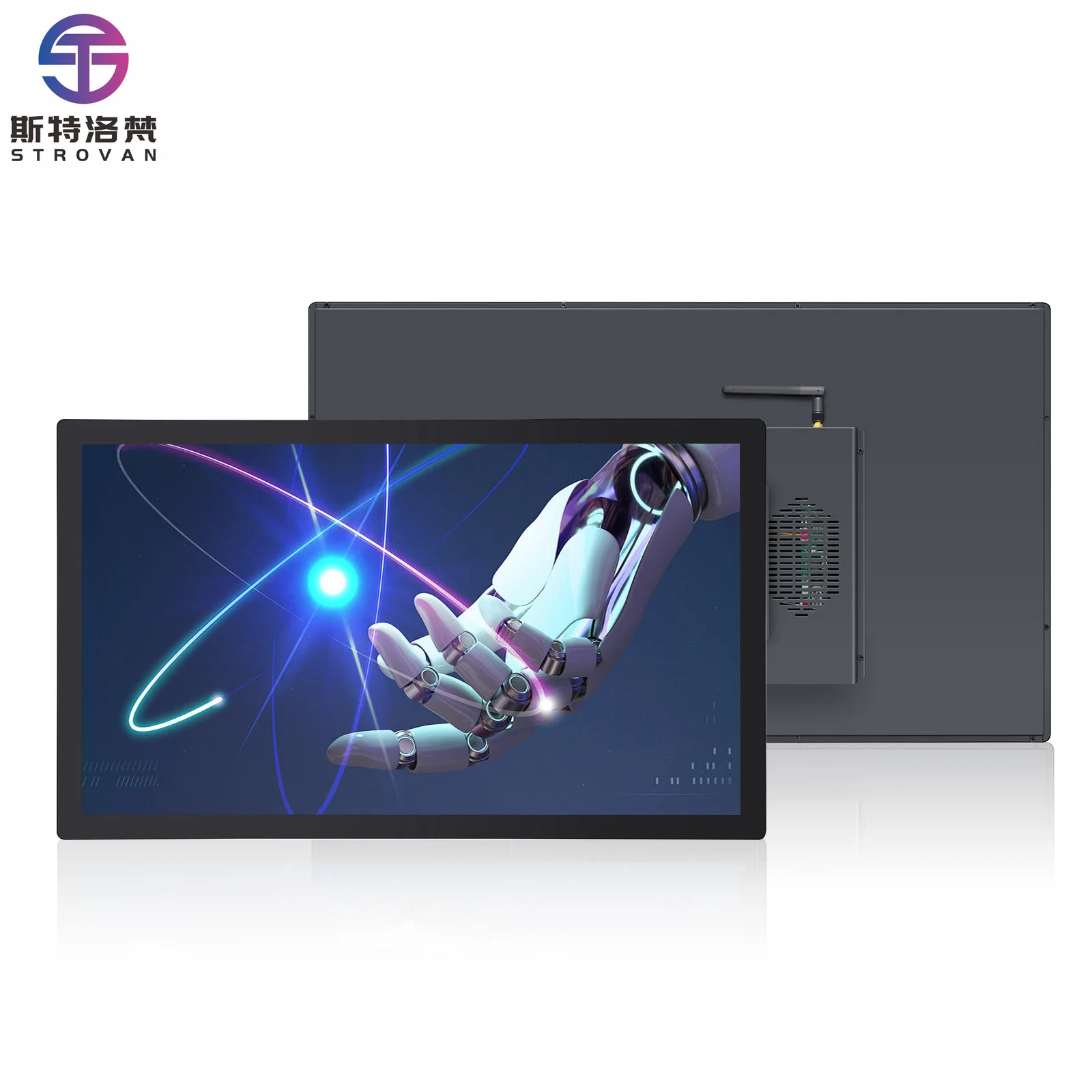 

15" 17" 15.6 Inch IPS LCD Touch Screen Industrial All-in-One Panel PC