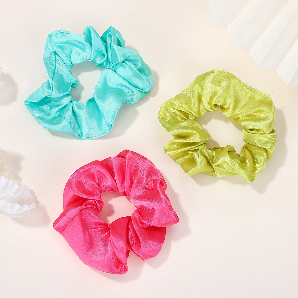 

40pcs Random Color Elegant Headband Large Scrunchie Elastic HairBands for Women Random color Ponytail Holder Hair Accessories
