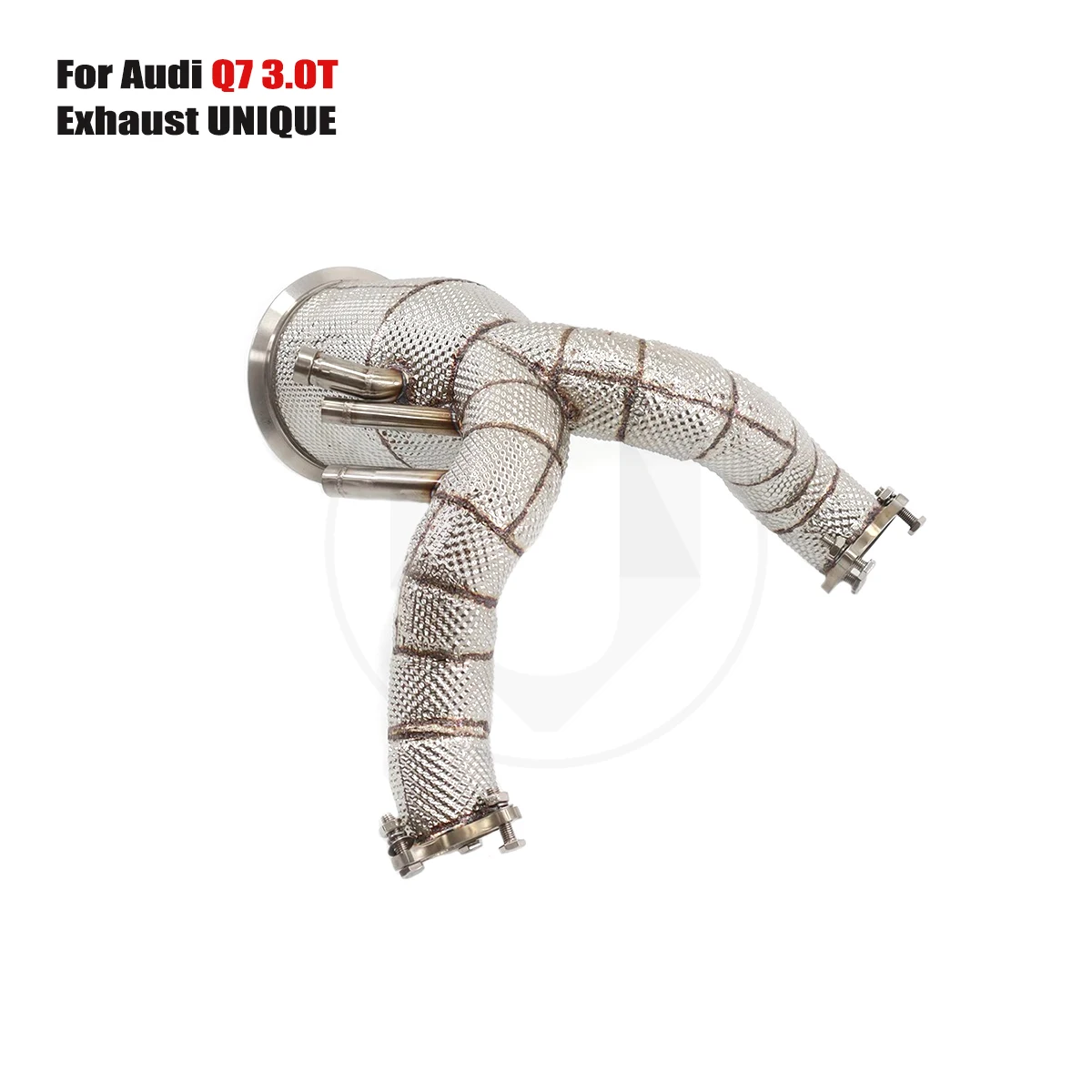 

УНИКАЛЬНАЯ подходит для Audi Q7 3.0T Performance 2020+, прямая изолированная выхлопная труба из нержавеющей стали