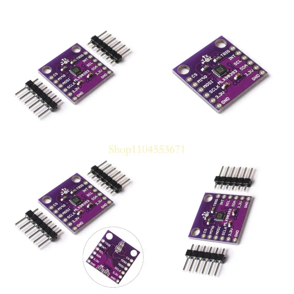 

Best Seller MLX90393 Hall Sensorings Module With Two Communication Support