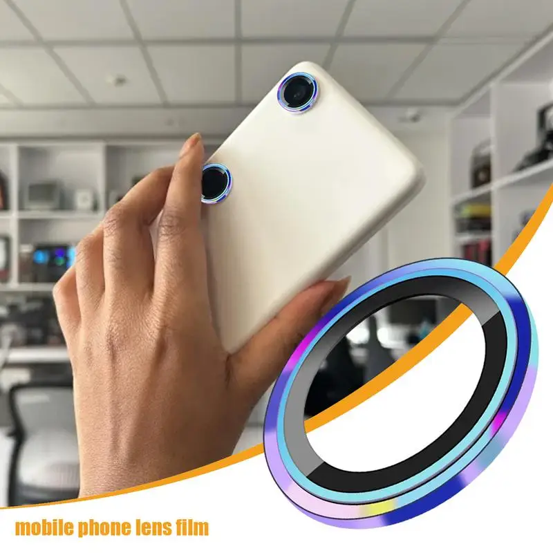 Phone Camera Lens Protector Full Cover Protective Tempered Glass Lens Film HD Clear Camera Accessories Phone Camera Protector
