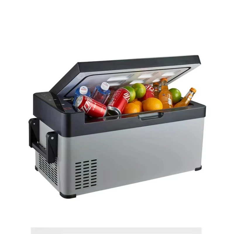 Portable and mobile solar car refrigerator mini refrigerator