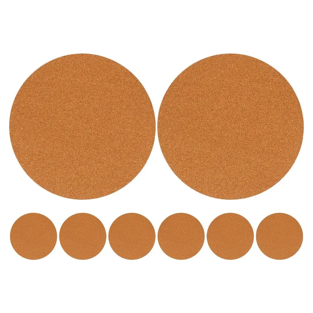 

8 Pcs DIY Cork Hot for Kitchen Counter Fillers Planters Coasters Plants