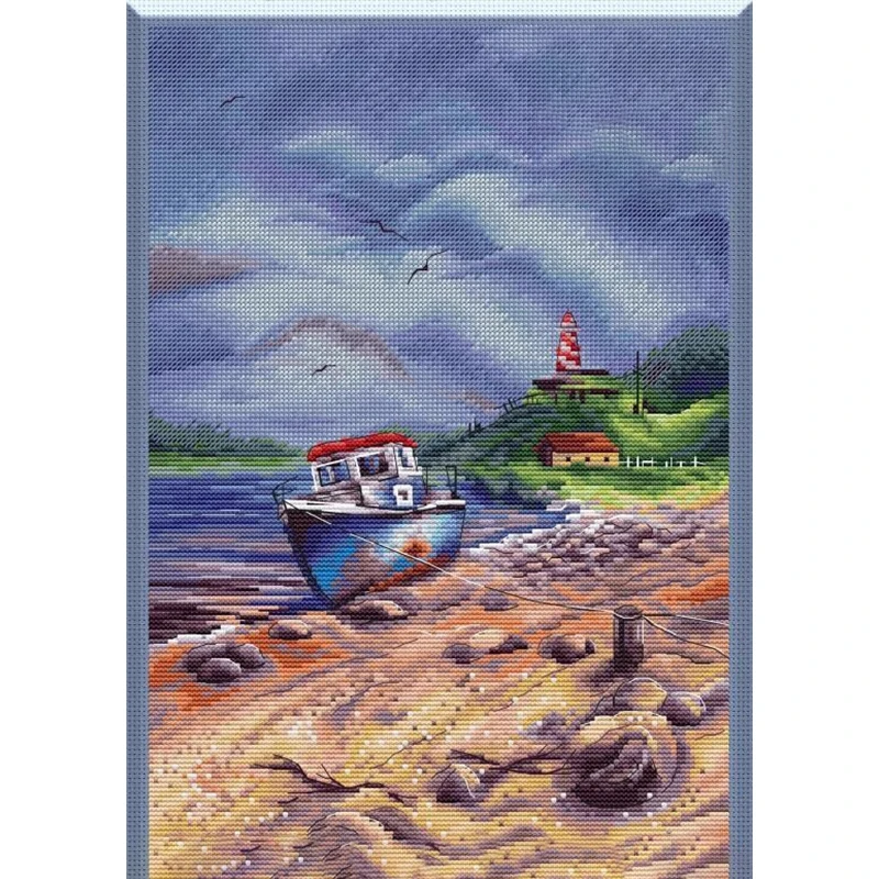 

ZZ8635 For Needlework Kit NOT PRINTED Cross stich Painting Set Cross Stitch Kits Cross-stitch Embroidery Set Stitch Kits Cross