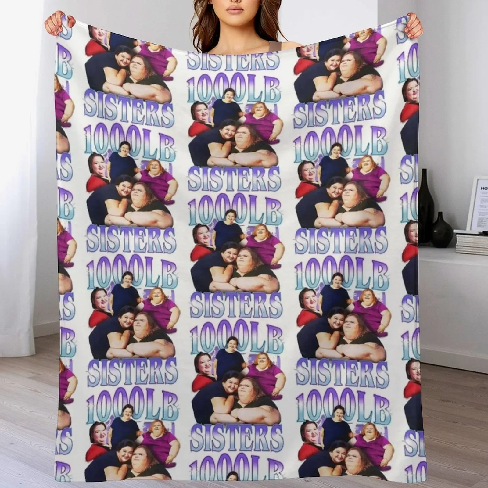 

1000LB Sisters Throw Blanket Decorative Beds Flannels Furrys Blankets