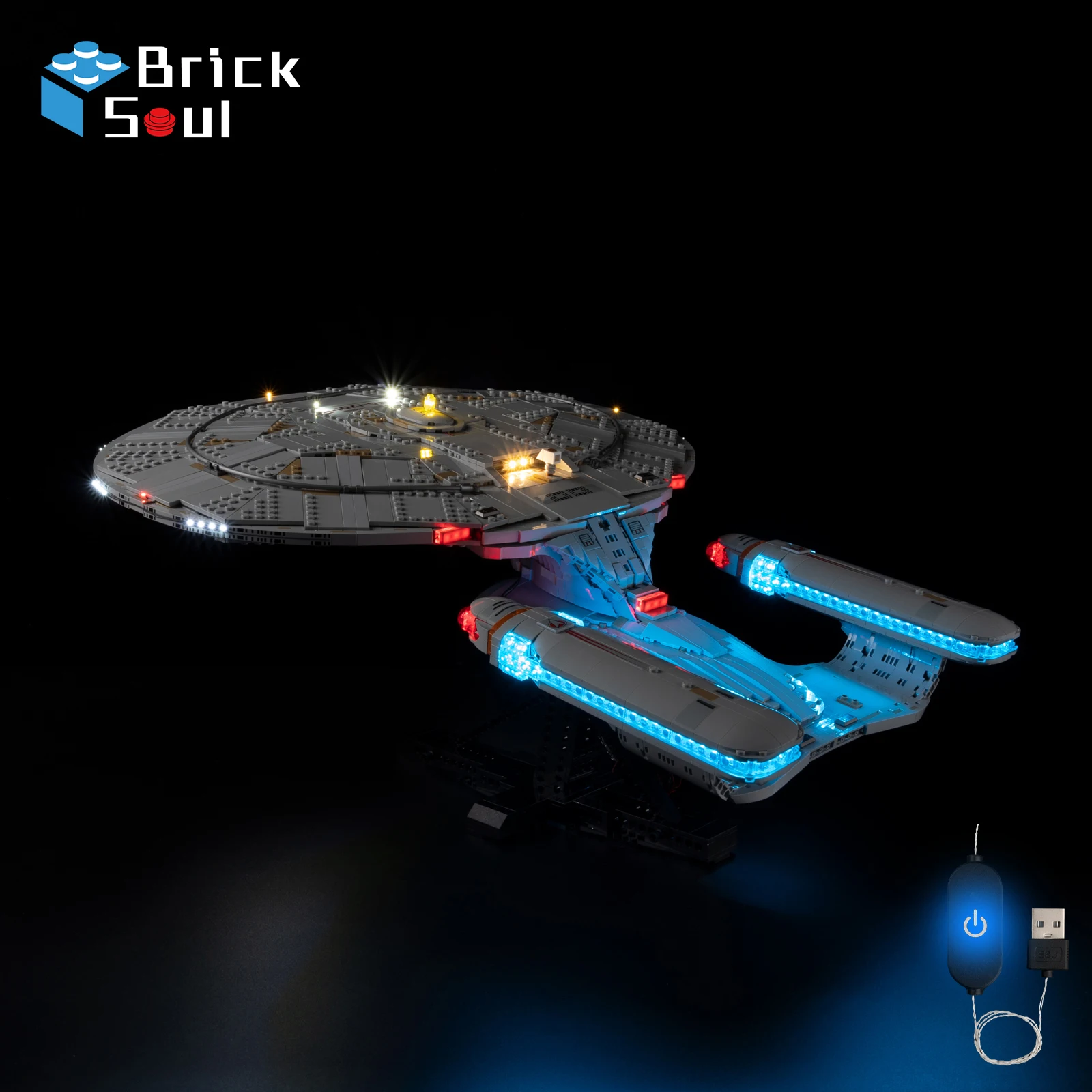 Led Light Kit for Lego Star Trek: U.s.s. Enterprise Ncc-1701-D 10356 Model Diy Toys Set Not Included Building Blocks