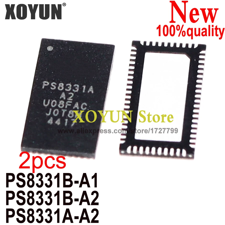 (2 pezzi) 100% nuovo PS8331BQFN60GTR-A1 PS8331BQFN60GTR-A2 PS8331AQFN60GTR-A2 PS8331B-A1 PS8331B-A2 PS8331A-A2 QFN-60 Chipset