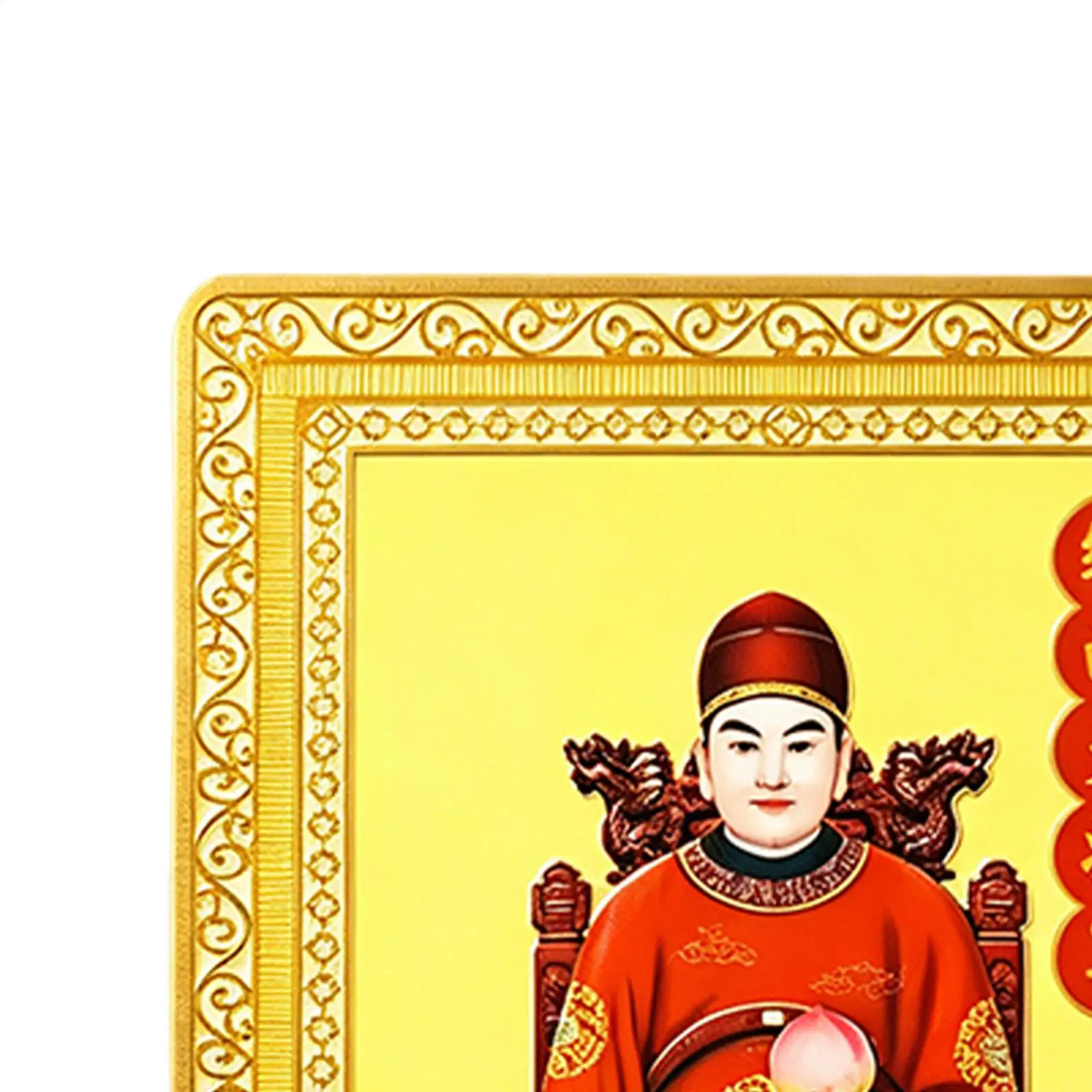 2027 Year Of The Goat Card Traditional Metal Tai Sui Luck Charm Decor Lunar New Year Decor Charm For Wallet Keychain Car