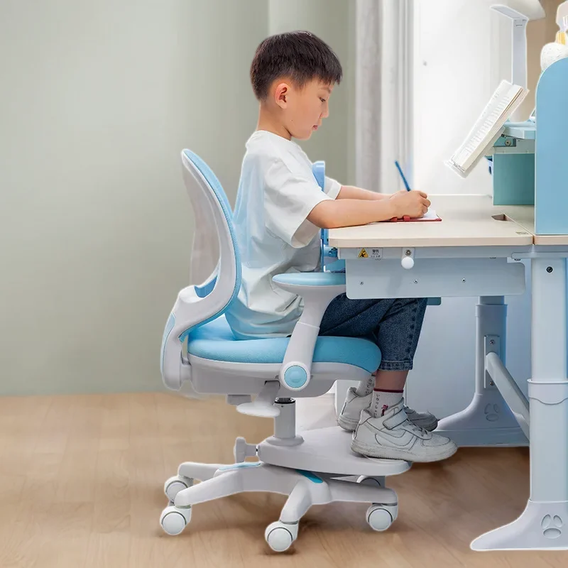 

Study Chair Child Room Furniture Auxiliary Mother Kids Design Designer Girl School Growing Baby Eating Chairs Safety Seats Stool
