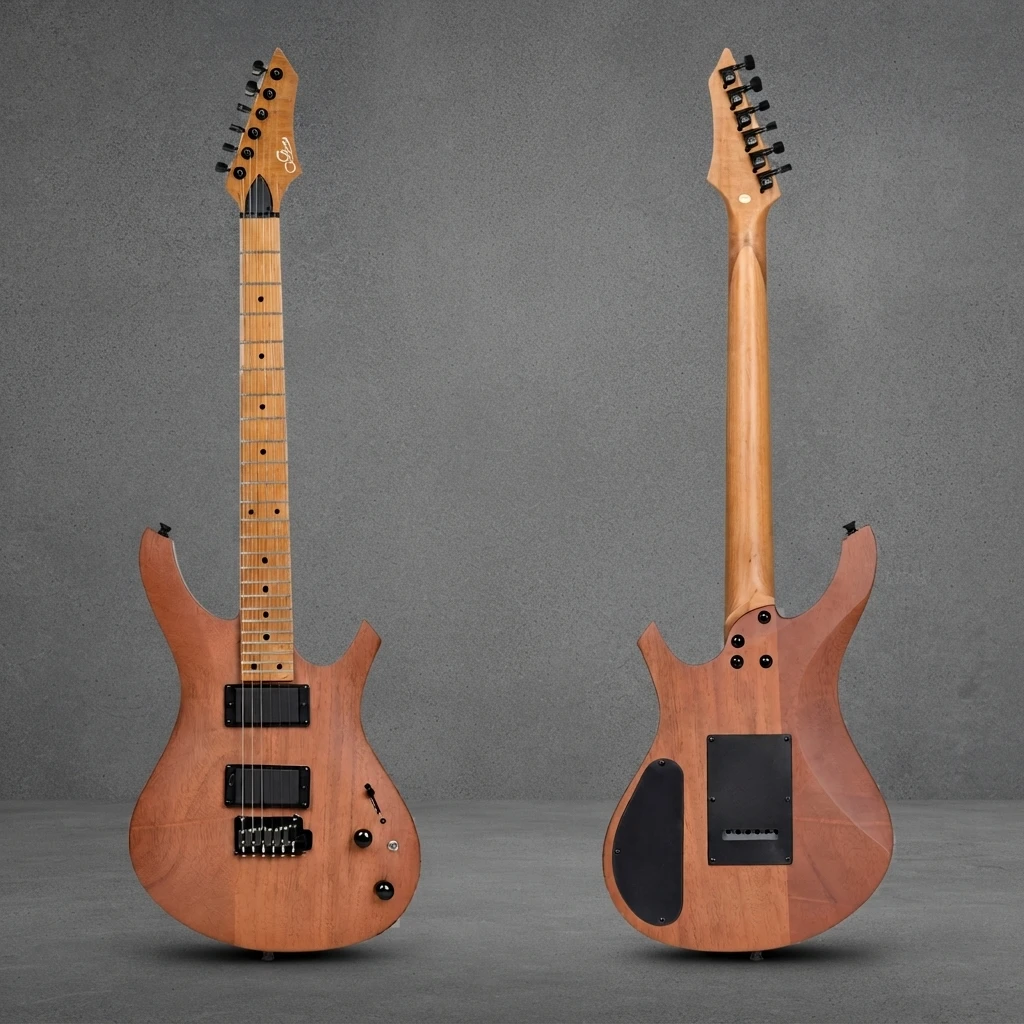 Professional Rock Electric Guitar, Sevillana JOM930, 24 Frets, HH Pickups, Chrome Hardware, Gloss Finish, 6 Strings for Players