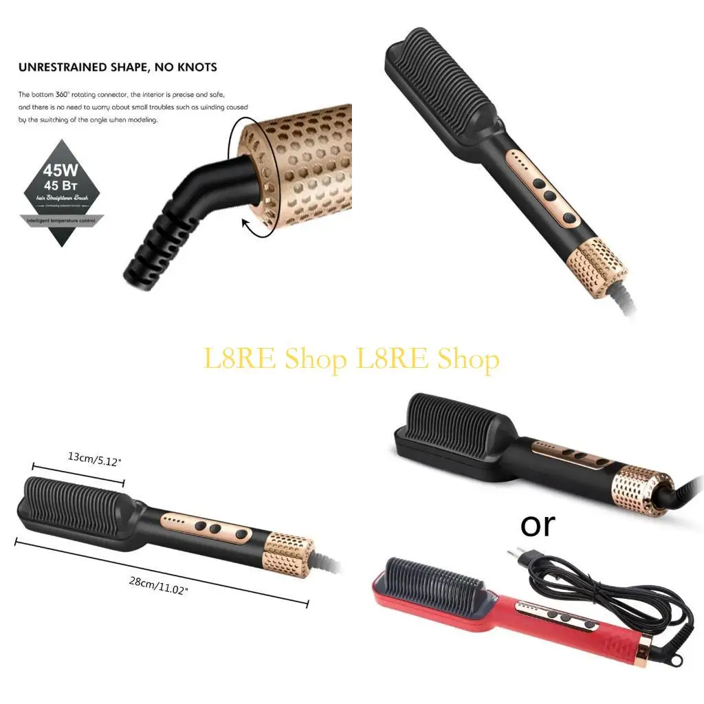 

L8RE Hair Prastering Crash Office Ion ионный нагретый антикандийный расчет