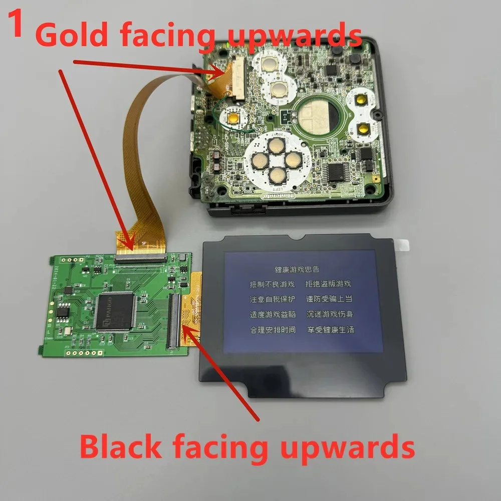 2025 new GBASP IPS LCD 2.9 "IPS high brightness LCD and shell kit for Gameboy advance SP