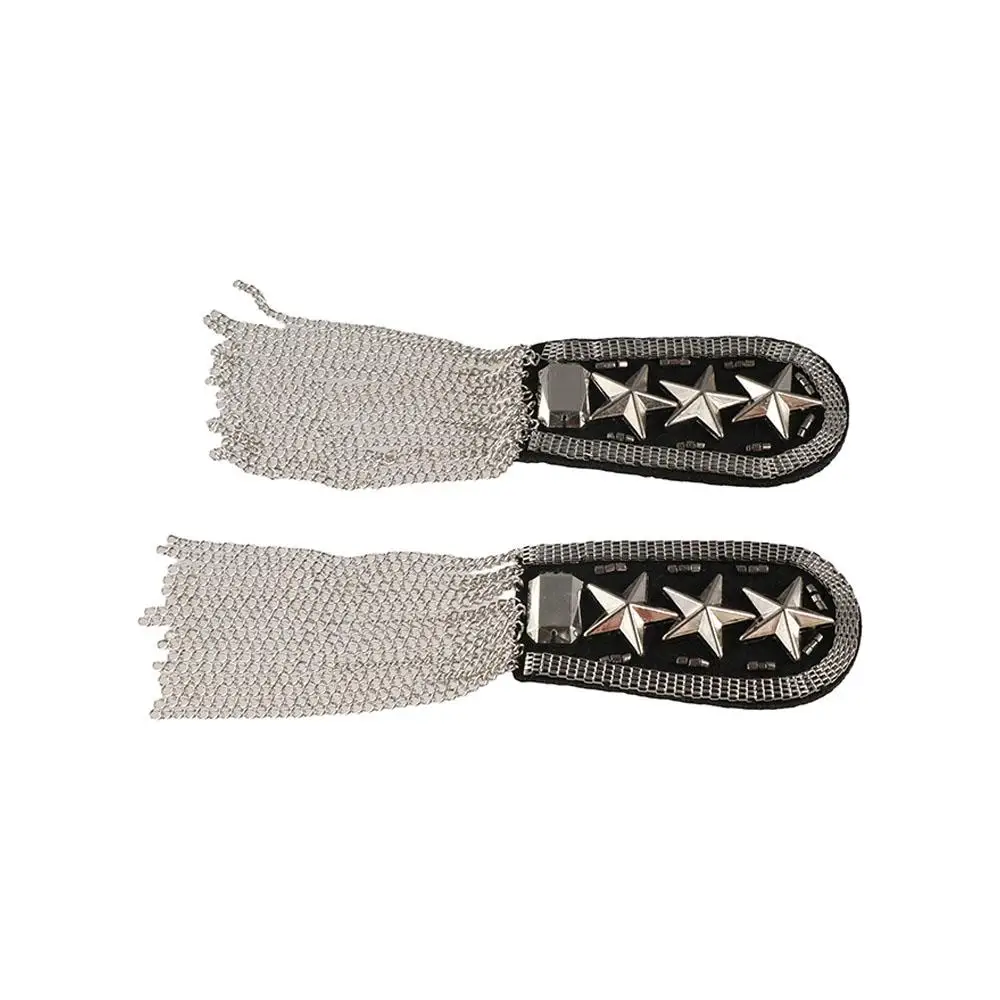 Armband Epaulet Tassel Chain Shoulder Board Punk Brooch Fringe Shoulder Mark Breastpin Cool Epaulette Girl