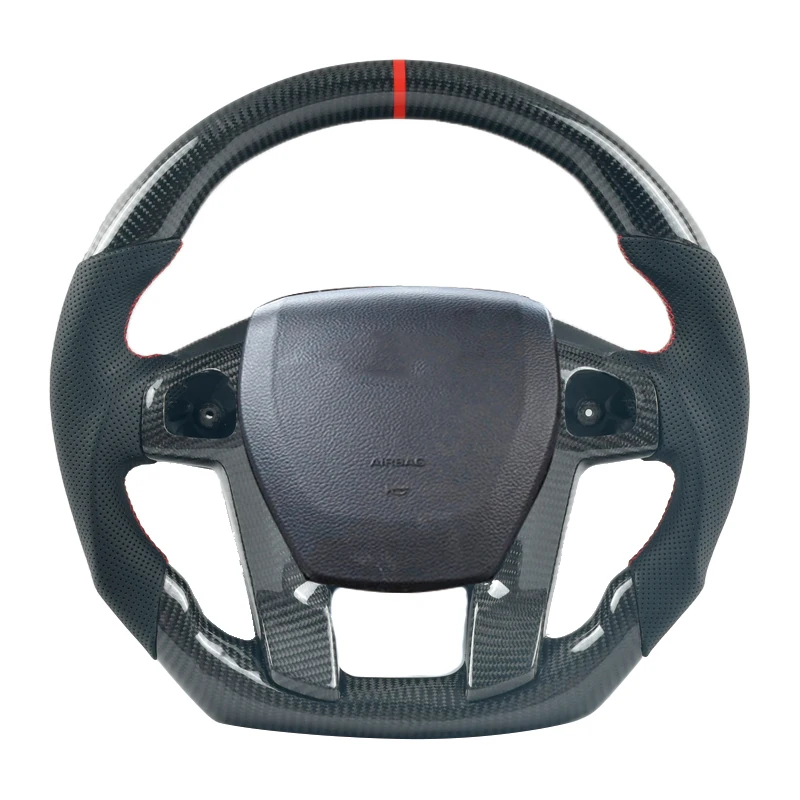 

Carbon Fiber Perforated leather Car Steering Wheel FOR Ford Raptor Customized F150 2010 2011 2013 2014