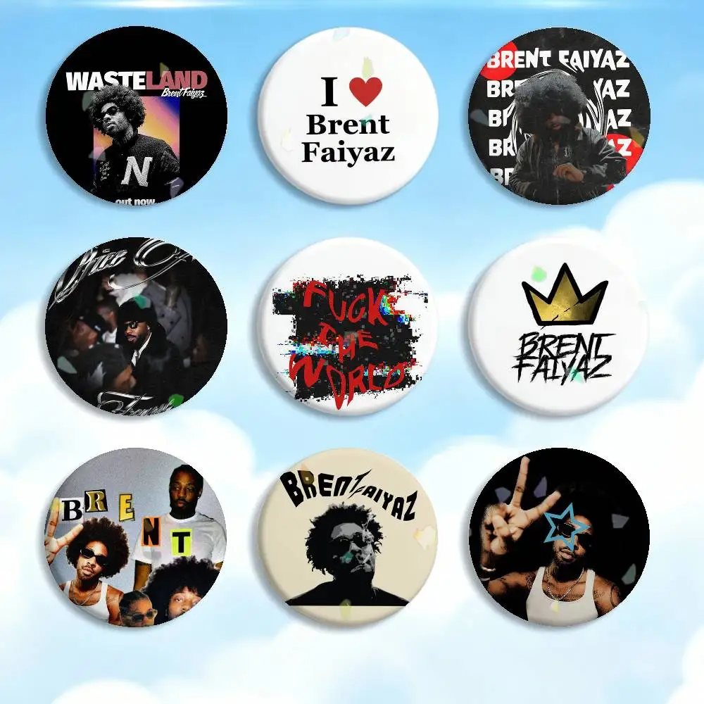 

Rhythm and Blues Brent F-Faiyaz Badges Creative Tinplate Button PinsBrooch Badge Clothes Backpack