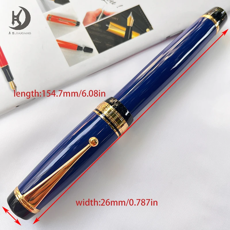 Metal Big Fountain Pen, Medium Nib 0.7mm,For VIP collection Heavy calligraphy writing pen Painted Finish (Black;Red;green;red