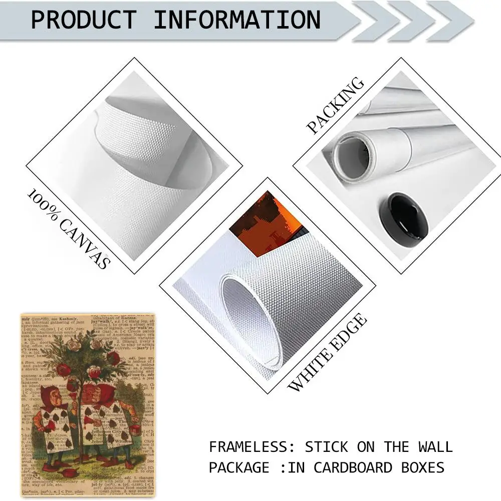 1 قطعة أليس في بلاد العجائب ملصق ملصق ذاتي اللصق لمكتب المسرح المنزلي جدار الفن الممر ديكور هدايا فاخرة #6