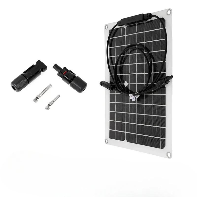 

20W-300W Flexible Solar Panel 12V Battery Charger Dual USB With 10-100A Controller Solar Cells Power Bank for Phone Car Yacht RV