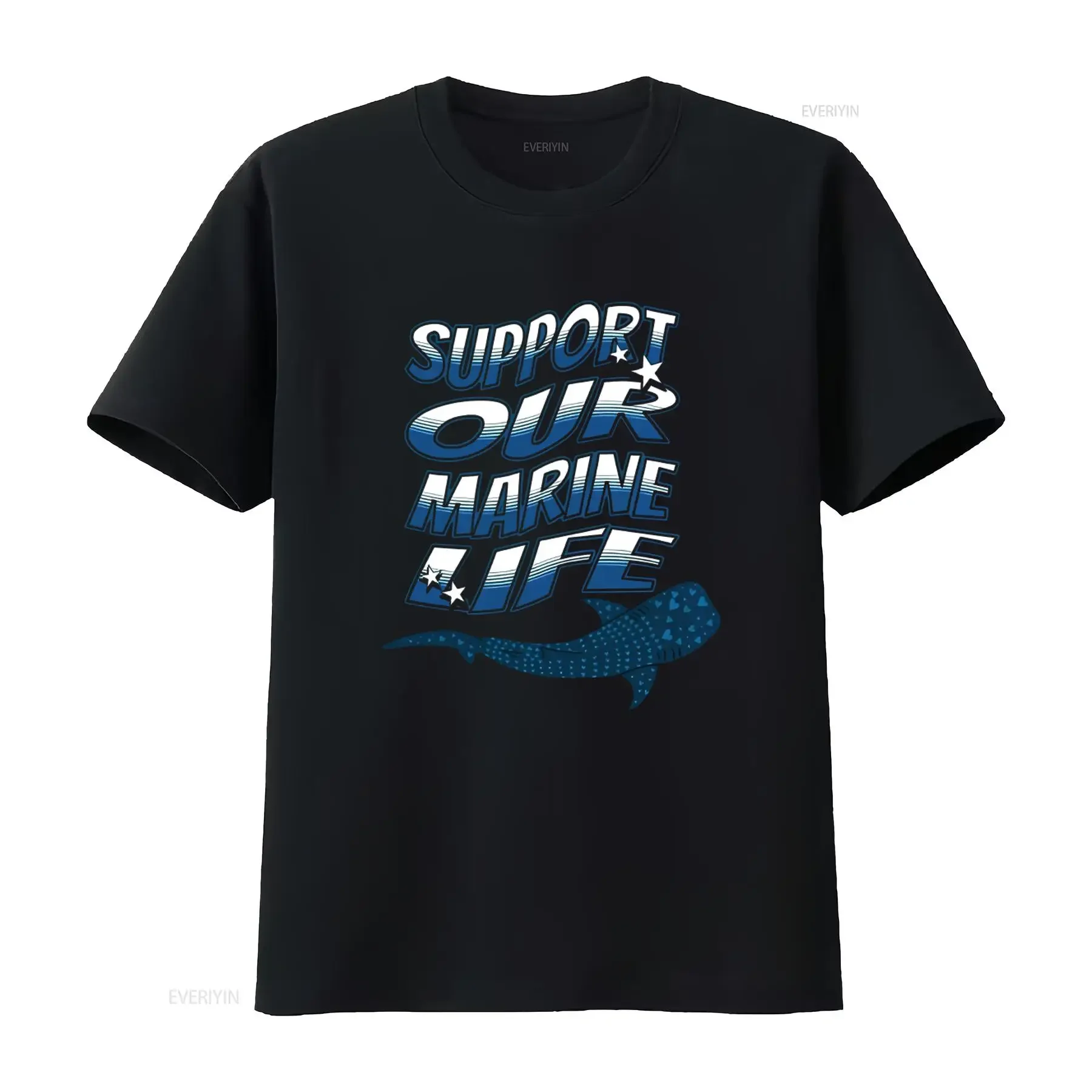 Retro Marine Lover T Shirt Vintage Style Whale Shark Design Support Our Life Perfect for Conservation Enthusiasts vintage Soft