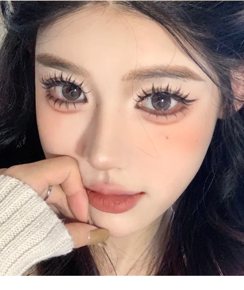 10-reihige einzelne Wimpern zum Selbermachen zu Hause, Wimpernverlängerungs-Cluster, Großhandel mit natürlichen Make-up-Wimpern – Detail 6