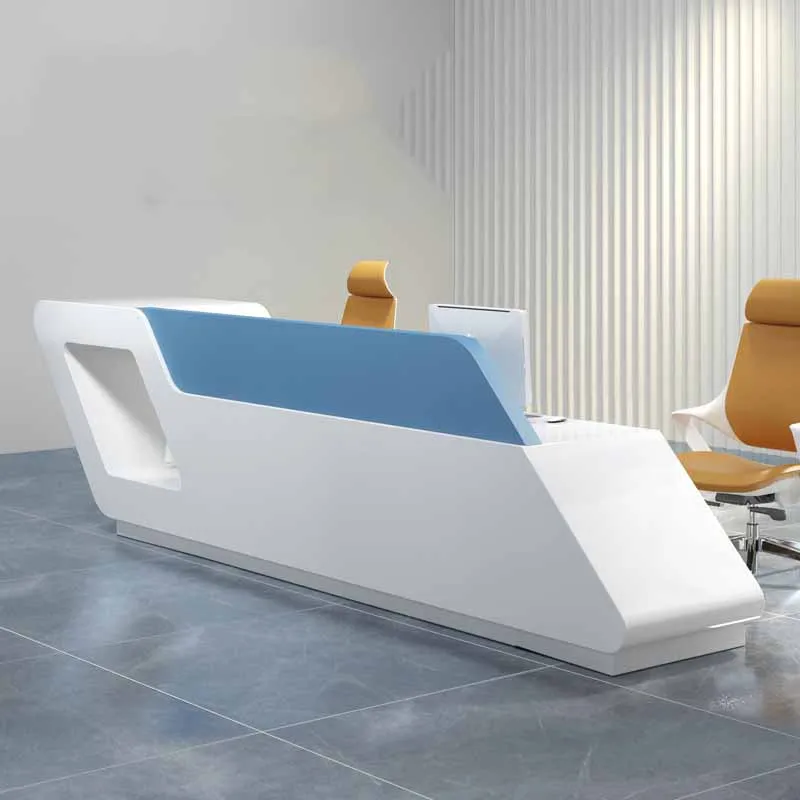 Organizer Large Reception Desks Modern Storage Beauty Salon Front Desk Counter White Luxury Mostrador Recepcion Office Furniture
