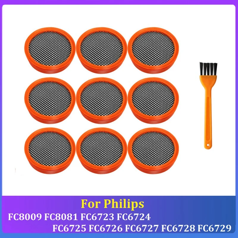 Hepa Filter For  FC8009 FC8081 FC6723 FC6724 FC6725 FC6726 FC6727 FC6728 FC6729 Vacuum Cleaner Parts