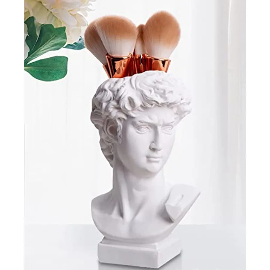 Greek Statue Decorative Head Vase Planter