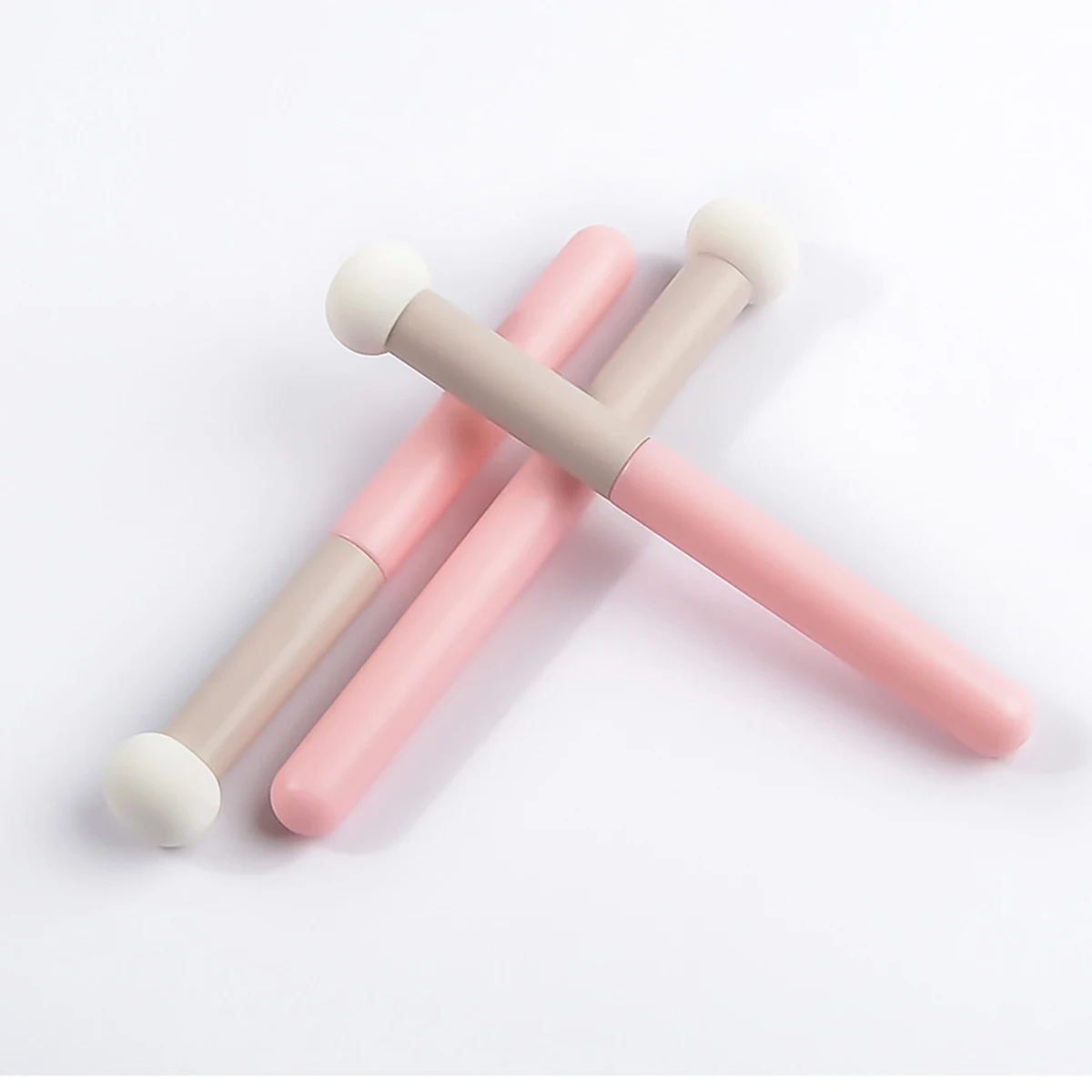 1pcs Pink Washable Nail Enhancement Tool Halo Dye Poke Pen Nail Enhancement Halo Dye Pen Double Sponge Gradient Pen