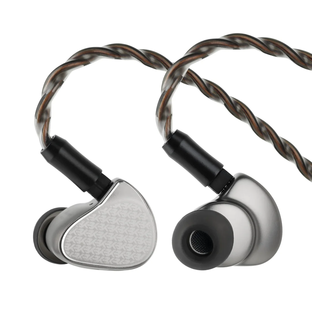 Kiwi Ears Halcyon World’s First MEMS + 1DD + 3BA Tribrid IEM Earphones with 3.5mm&4.4mm Cable & Custom DSP Equalization