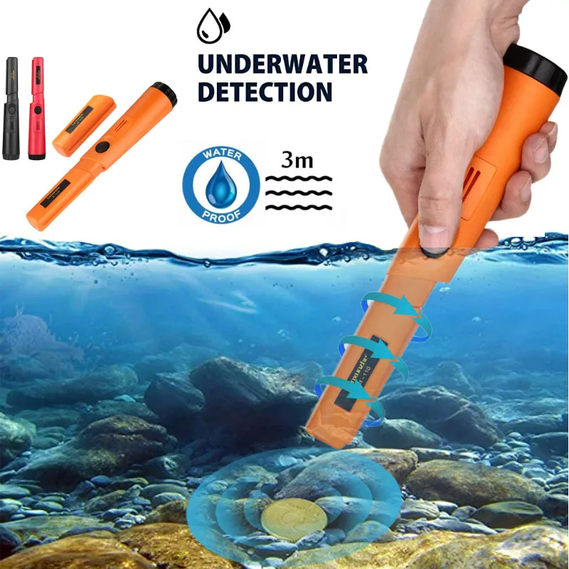 Portable TC-110 Metal Detector pointer Pinpoint GP-pointer Hand Held Metal Detector Positioning Rod Detector IP68 waterproof