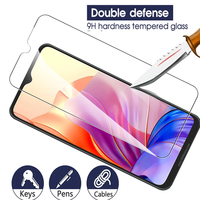 2pcs full cover screen protectors tempered glass for blackview oscal c80 c 80 bv7100 bl8800 smartphone clear protective films