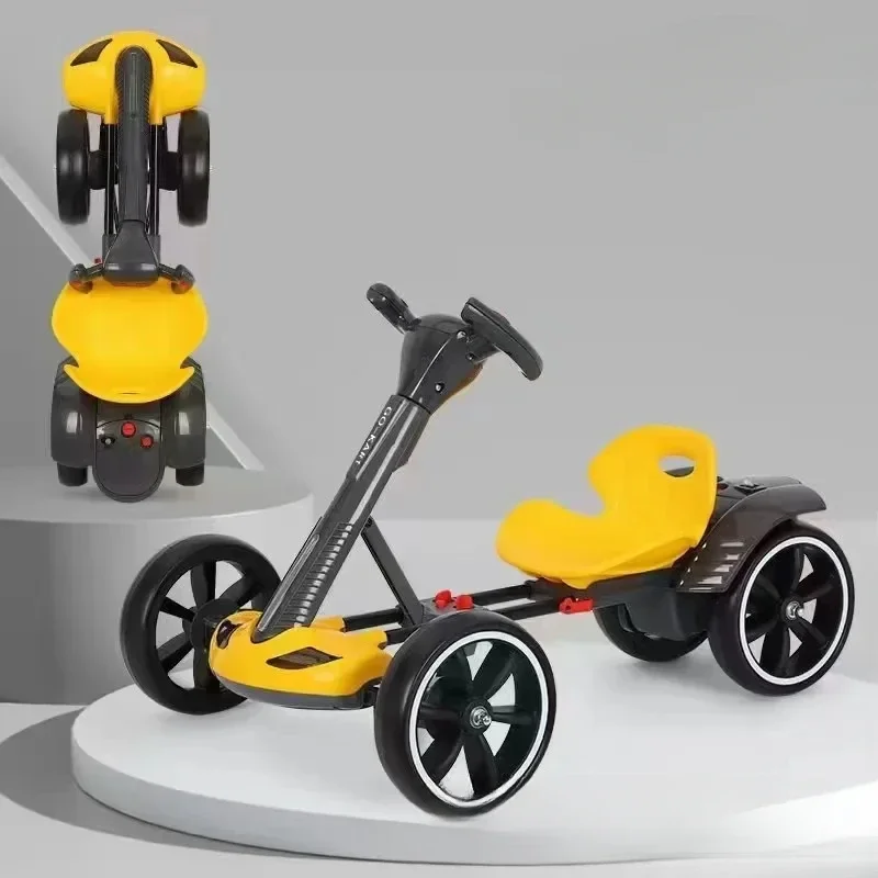 

Children's electric kart can seat four-wheeled car baby electric toy car child battery remote control stroller