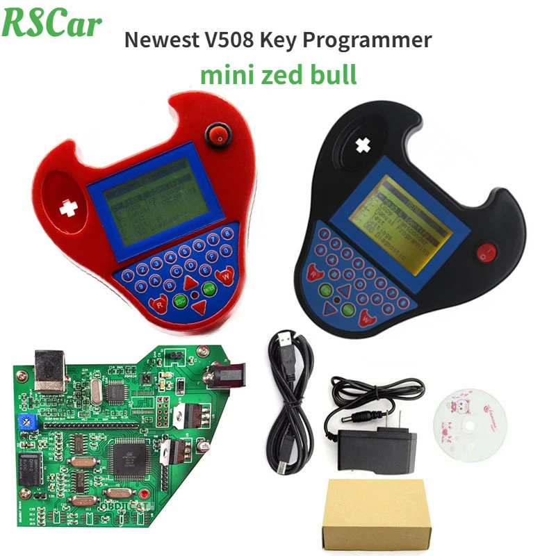 

Hot Sale Good Quality V508 Smart Zed-Bull Car Key Transponder Programmer Mini ZED BULL Key Programming Tool Auto Key Programmer